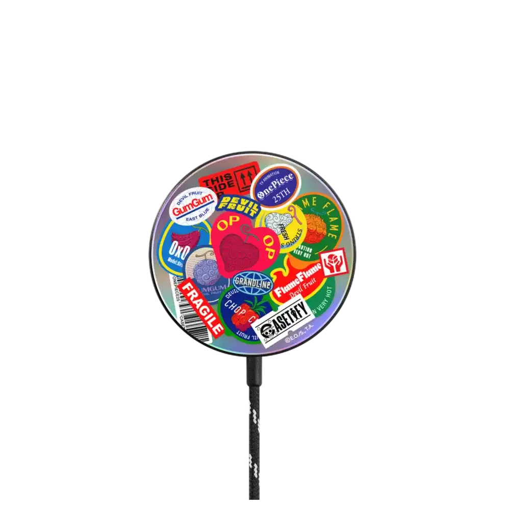 Devil Fruits Label Sticker Magnetic Wireless Charger
