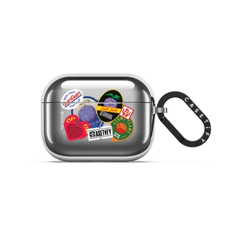 Devil Fruits Label Sticker Earbuds Case