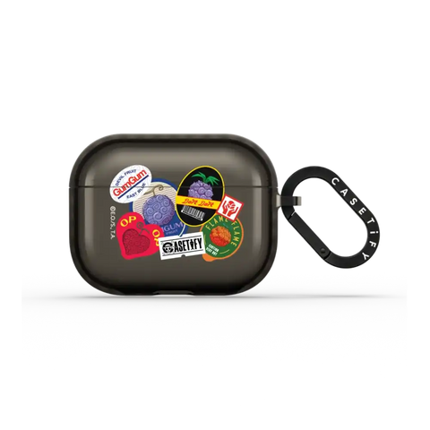 Devil Fruits Label Sticker Earbuds Case