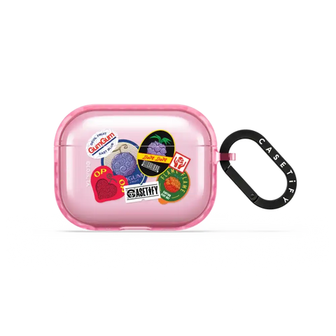 Devil Fruits Label Sticker Earbuds Case
