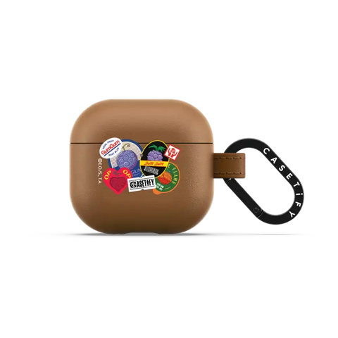Devil Fruits Label Sticker Earbuds Case