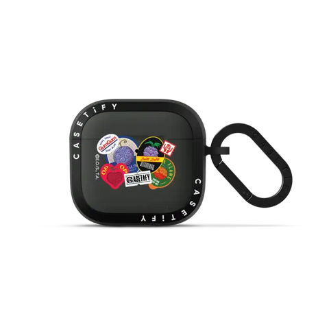 Devil Fruits Label Sticker Earbuds Case