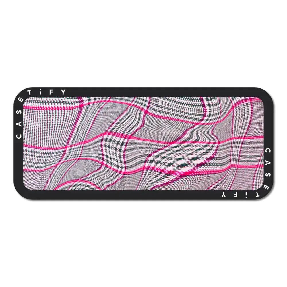 Distorted Plaid - Pink
