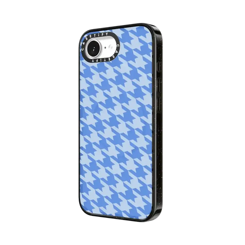 Blue Houndstooth