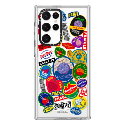 Devil Fruits Label Sticker Case