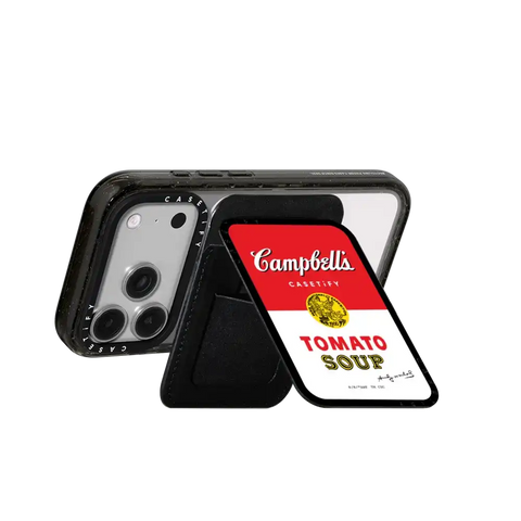 Campbell Snappy Cardholder Stand (White and Red)