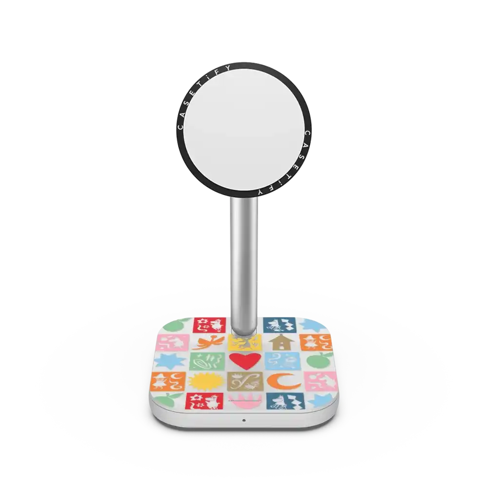 Moomin Square Pattern PowerThru 2-in-1 Charging Stand