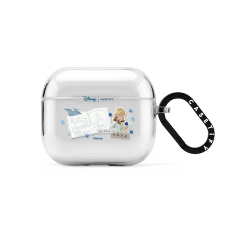 Cinderella's 75th Vintage Scrapbook Earbuds Case