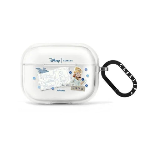 Cinderella's 75th Vintage Scrapbook Earbuds Case