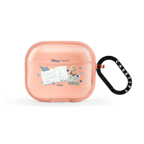 Cinderella's 75th Vintage Scrapbook Earbuds Case
