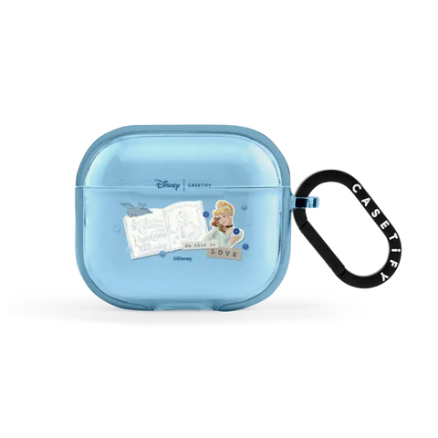 Cinderella's 75th Vintage Scrapbook Earbuds Case