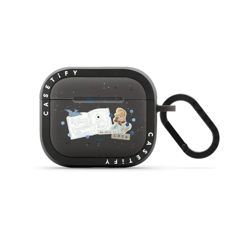 Cinderella's 75th Vintage Scrapbook Earbuds Case