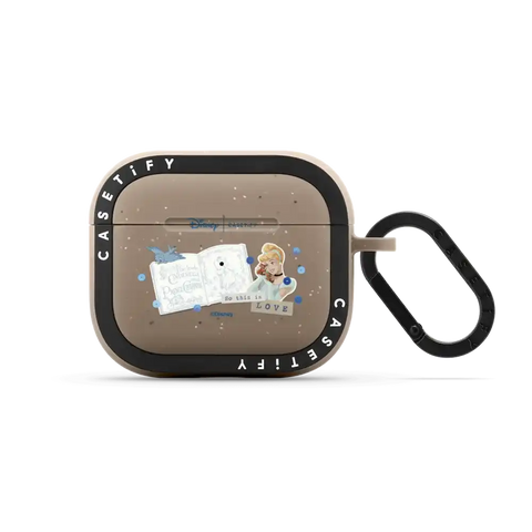 Cinderella's 75th Vintage Scrapbook Earbuds Case