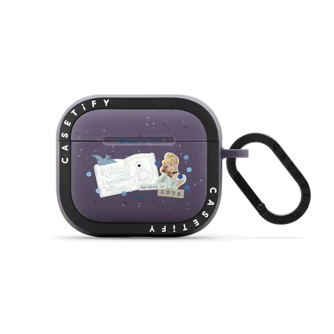 Cinderella's 75th Vintage Scrapbook Earbuds Case