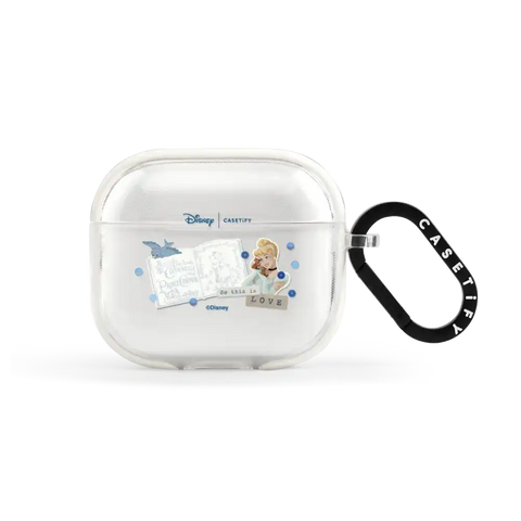 Cinderella's 75th Vintage Scrapbook Earbuds Case