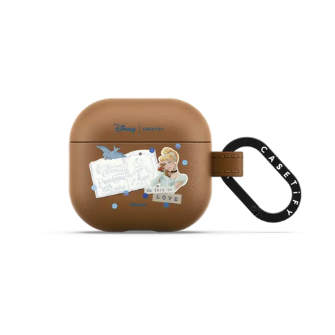 Cinderella's 75th Vintage Scrapbook Earbuds Case