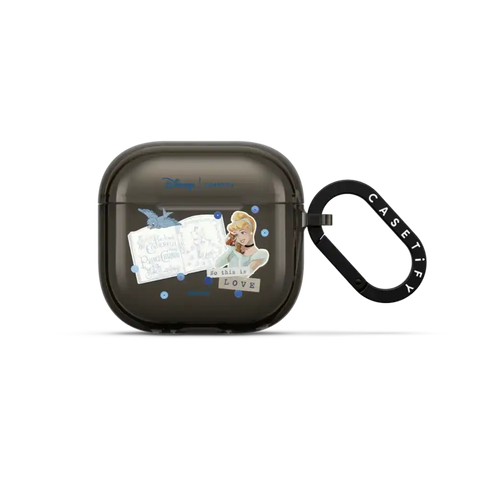Cinderella's 75th Vintage Scrapbook Earbuds Case