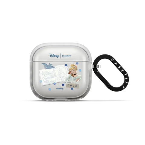 Cinderella's 75th Vintage Scrapbook Earbuds Case