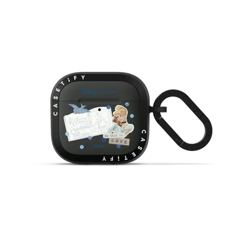 Cinderella's 75th Vintage Scrapbook Earbuds Case