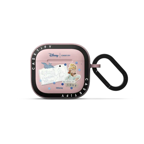Cinderella's 75th Vintage Scrapbook Earbuds Case