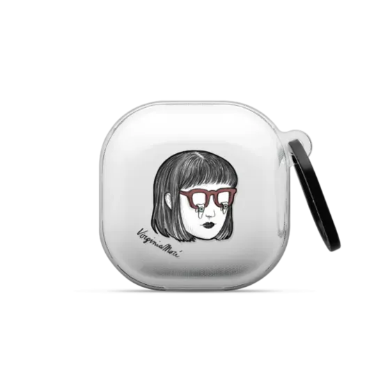 Melting Glasses Earbuds Case