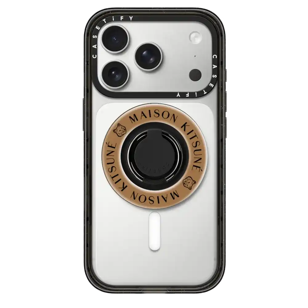 Maison Kitsune Classic Fox Logo Ginger Brown Magsafe Ring Holder