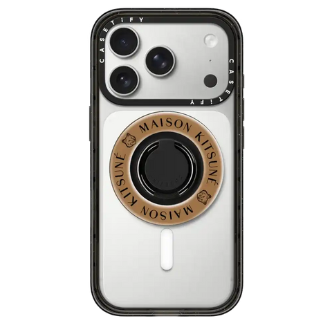 Maison Kitsune Classic Fox Logo Ginger Brown Magsafe Ring Holder