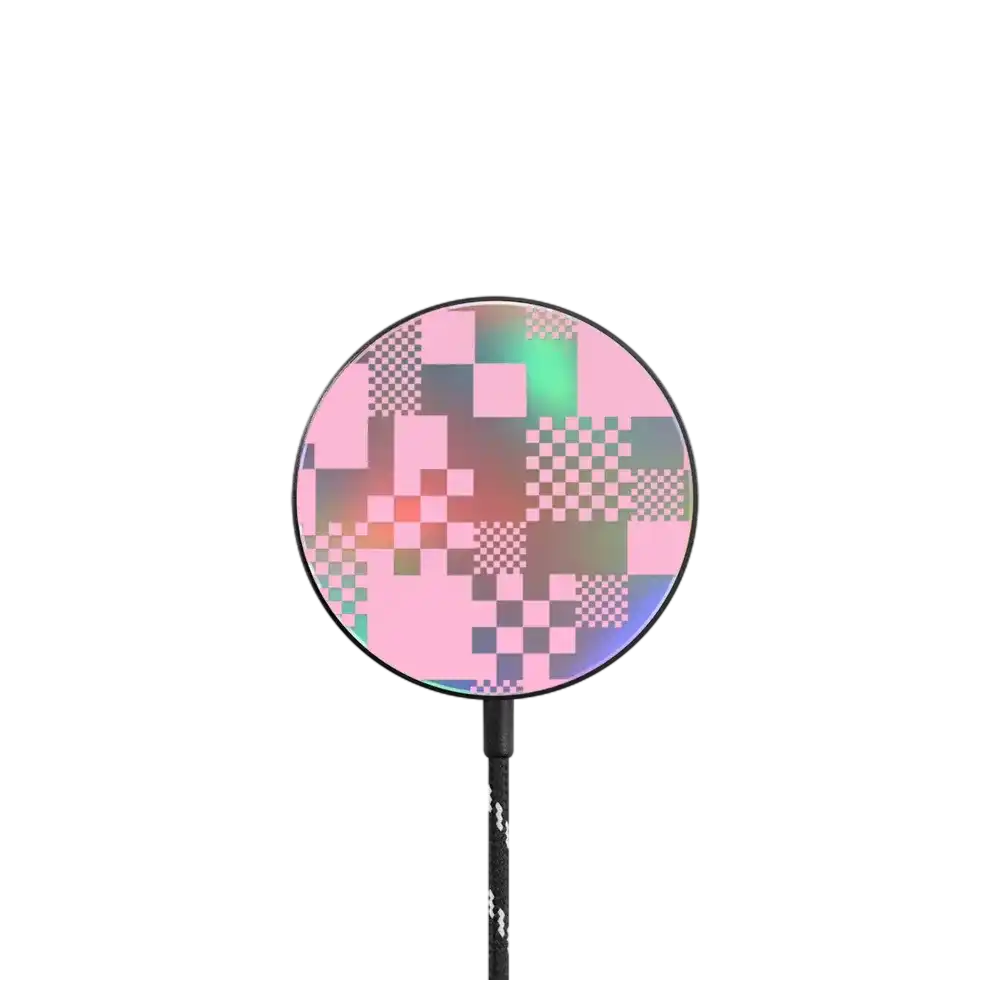 Patchwork Tweed - Pink