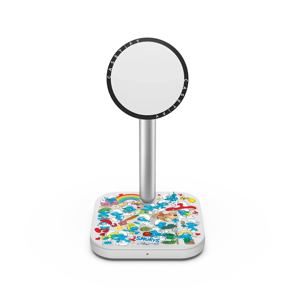The Smurfs Sticker Pattern 2-in-1 Charging Stand