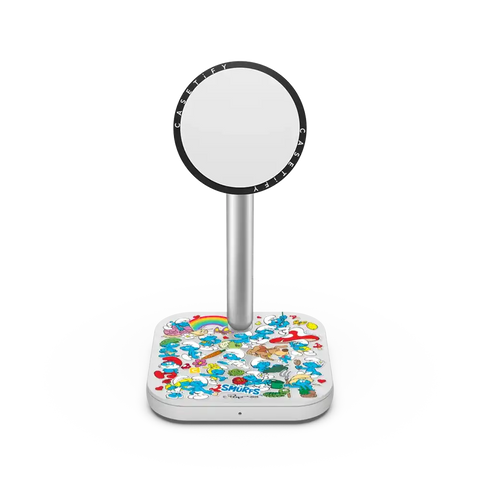 The Smurfs Sticker Pattern 2-in-1 Charging Stand