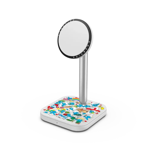 The Smurfs Sticker Pattern 2-in-1 Charging Stand