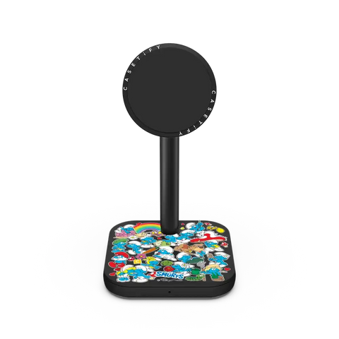 The Smurfs Sticker Pattern 2-in-1 Charging Stand