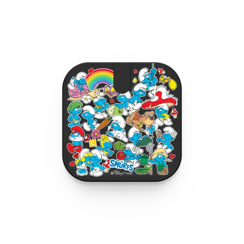 The Smurfs Sticker Pattern 2-in-1 Charging Stand