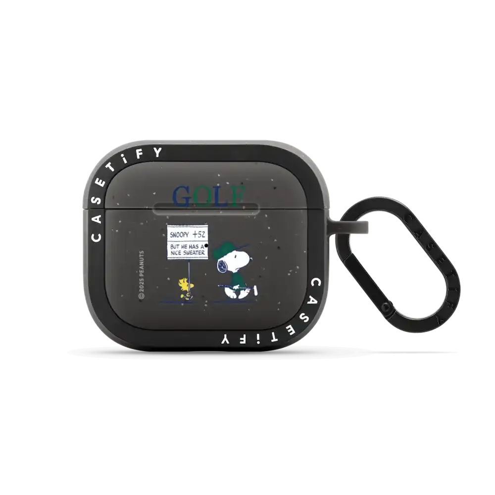 Snoopy Golf Earbuds Case