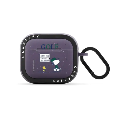 Snoopy Golf Earbuds Case