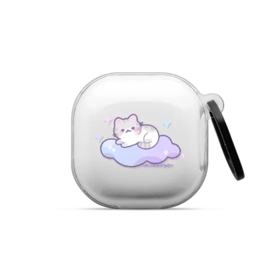 Cloud Cat Earbuds Case