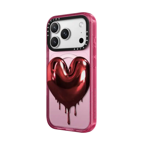 Red Metallic Heart