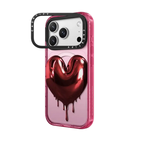 Red Metallic Heart