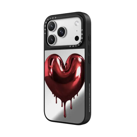Red Metallic Heart