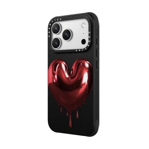 Red Metallic Heart
