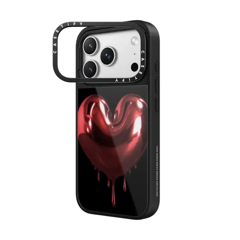 Red Metallic Heart