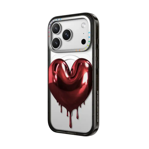 Red Metallic Heart