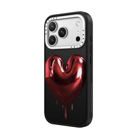 Red Metallic Heart