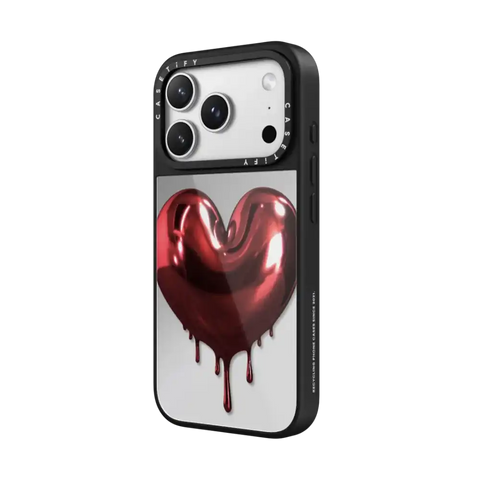 Red Metallic Heart