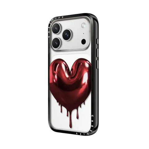Red Metallic Heart