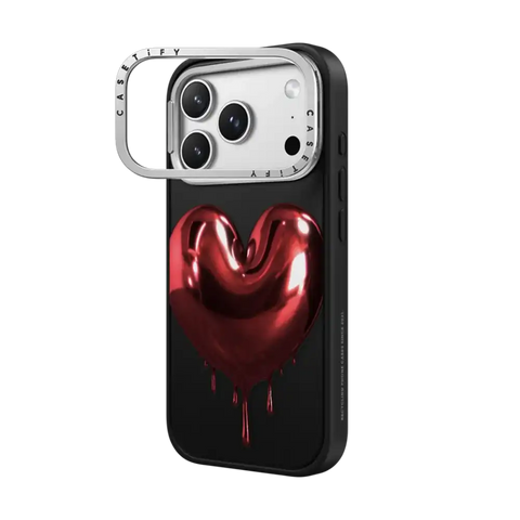 Red Metallic Heart