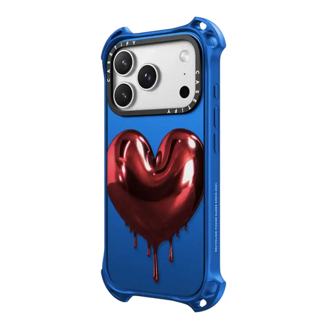 Red Metallic Heart