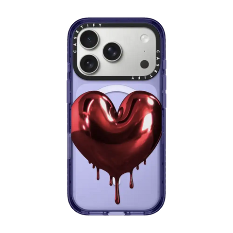 Red Metallic Heart