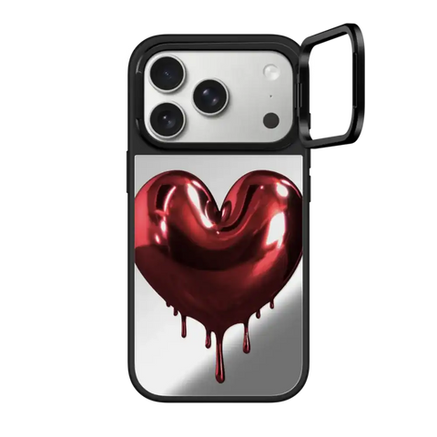Red Metallic Heart