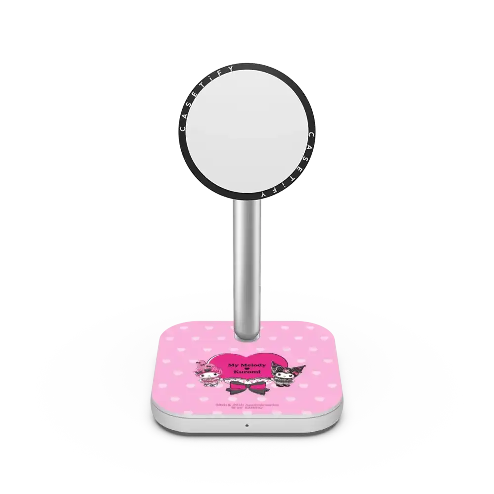 My Melody & Kuromi Heart PowerThru 2-in-1 Charging Stand